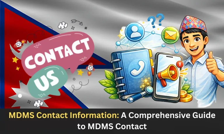 MDMS Contact Information